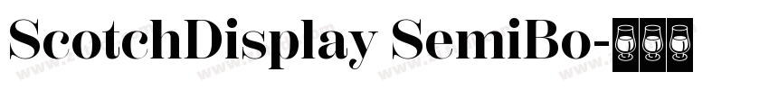 ScotchDisplay SemiBo字体转换